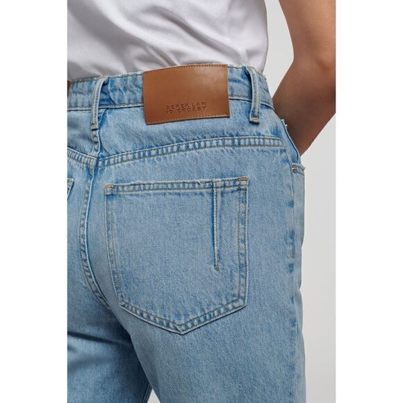 New Derek Lam 10 Crosby FRANKIE ULTRA HIGH RISE STRAIGHT LEG JEANS - Picture 6 of 13